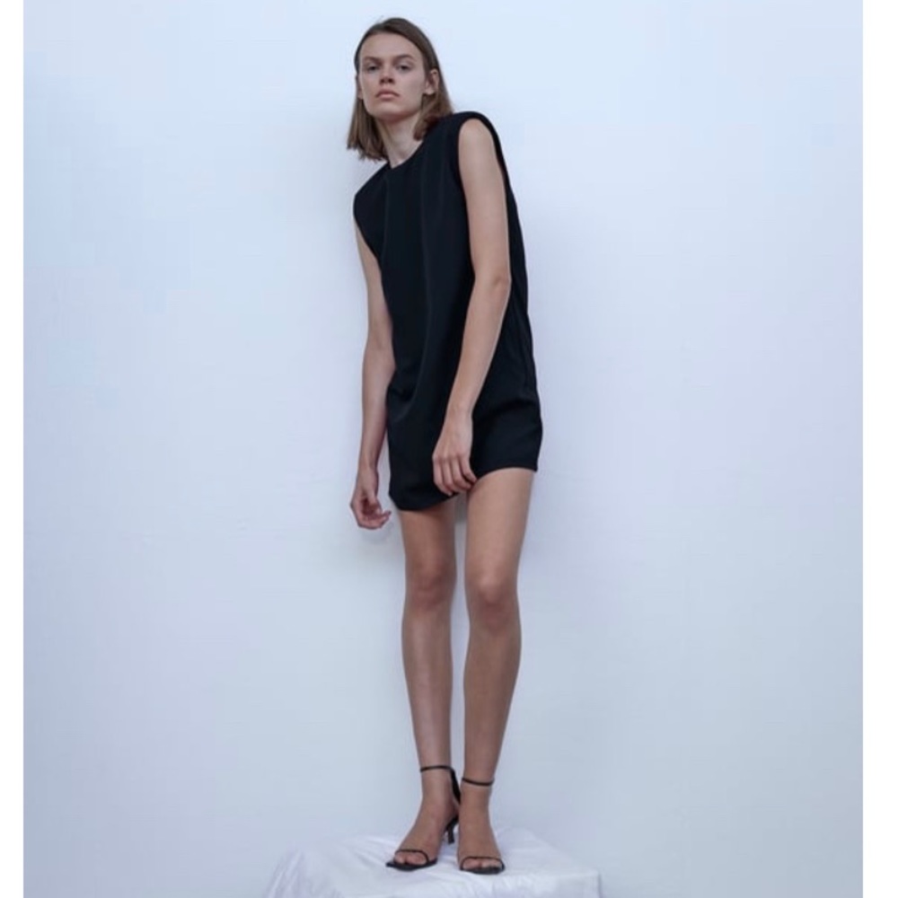 Zara Mini Dress with Shoulder Pads